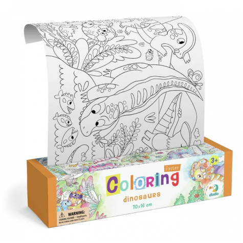DODO Plakát na vybarvení 70x16cm - Dinosaurus ~ 1