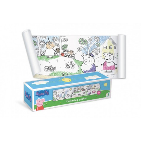 DODO Plakát na vybarvení 70x16cm - Prasátko Peppa/Peppa Pig ~ 2