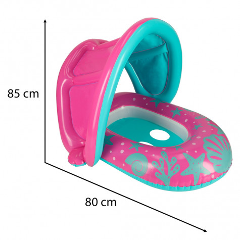 Bestway 34091 Nafukovací baby člun se stříškou - růžový ~ 3