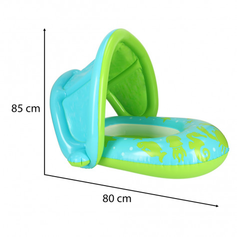 Bestway 34091 Nafukovací baby člun se stříškou - zelený ~ 2