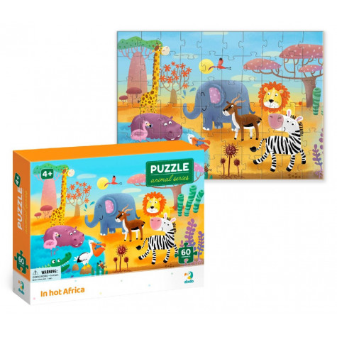 DODO Puzzle Afrika 60 dílků ~ 1