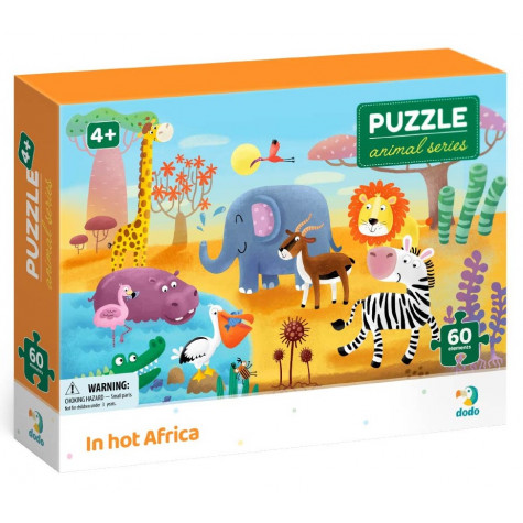 DODO Puzzle Afrika 60 dílků ~ 2
