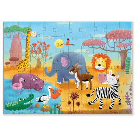DODO Puzzle Afrika 60 dílků ~ 3