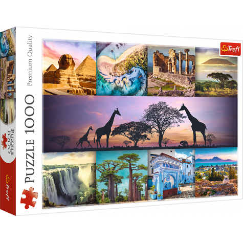 Trefl Puzzle Koláž Afrika 1000 dílků ~ 1