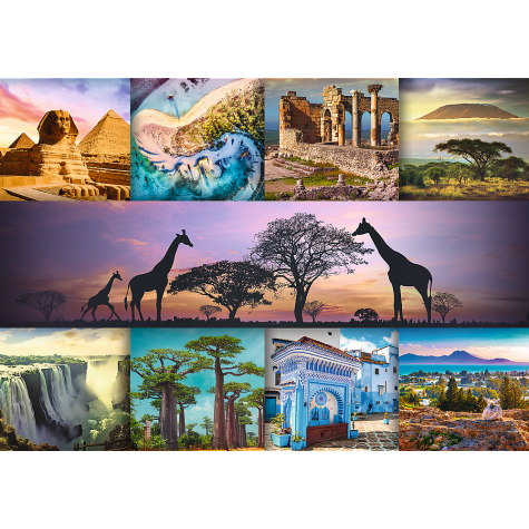 Trefl Puzzle Koláž Afrika 1000 dílků ~ 2