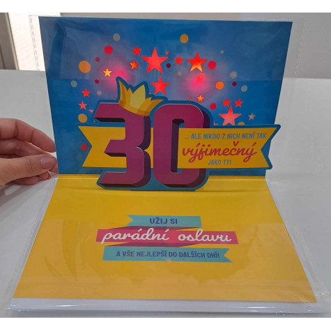 Albi Hrací přání k narozeninám - 30 - pop-up ~ 2