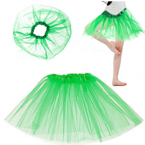 Kostýmová sukýnka tutu dětská - zelená ~ 1