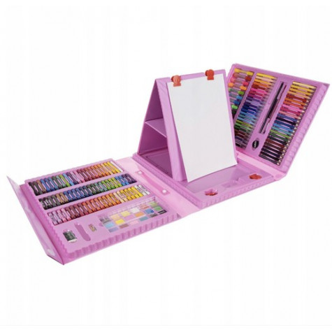 Kruzzel 17239 Výtvarná sada Mega Art Set 208 ks růžová ~ 5