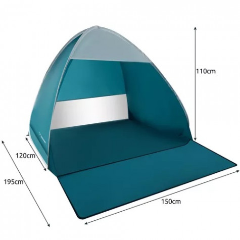 Trizand 23479 Plážový stan 200x150x110cm ~ 5