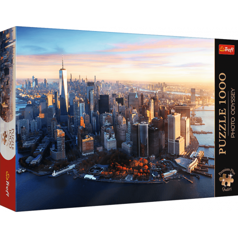 TREFL Puzzle Premium Plus Photo Odyssey: Manhattan, New York 1000 dílků ~ 1