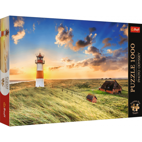 TREFL Puzzle Premium Plus Photo Odyssey: Maják List-Ost, Německo 1000 dílků ~ 1