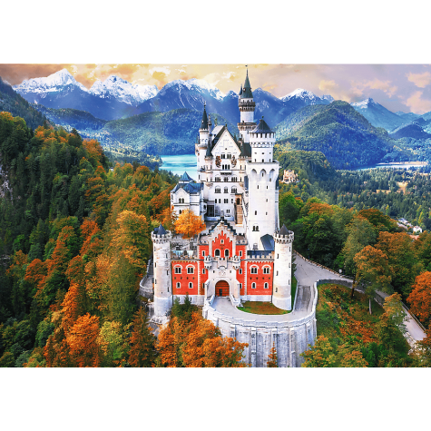 TREFL Puzzle Premium Plus Photo Odyssey: Zámek Neuschwanstein, Německo 1000 dílků ~ 2