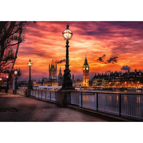 TREFL Puzzle Premium Plus Photo Odyssey: Big Ben, Londýn 1000 dílků ~ 2