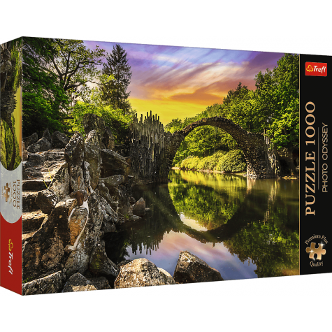 TREFL Puzzle Premium Plus Photo Odyssey: Rakotzův most v Kromlau 1000 dílků ~ 1
