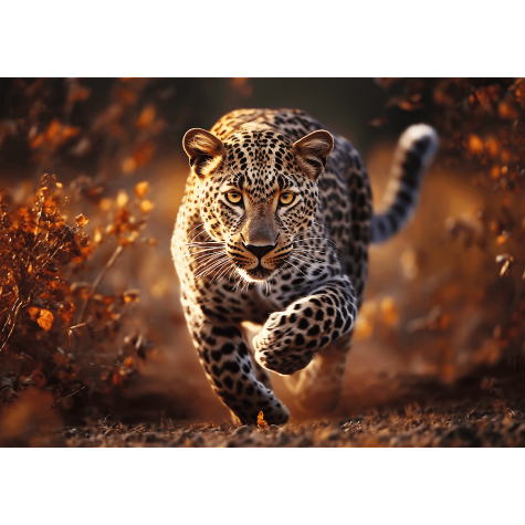 TREFL Puzzle Premium Plus Photo Odyssey: Divoký leopard 1000 dílků ~ 2