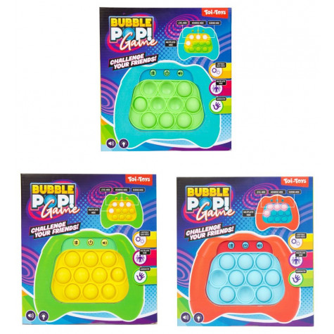 Bubble pops Praskající bubliny Postřehová hra na baterie se světlem a zvukem ~ 1