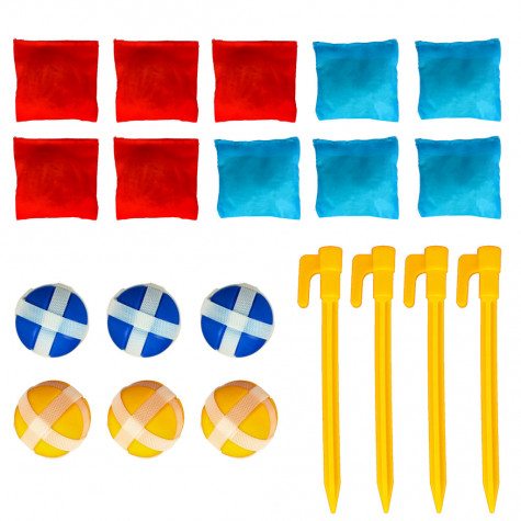 KIK Oboustranná sada her 2v1 Házení na cíl a terč ~ 5
