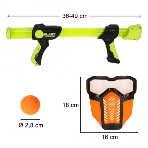 KIK Kuličková puška s maskou 2 ks ~ 8