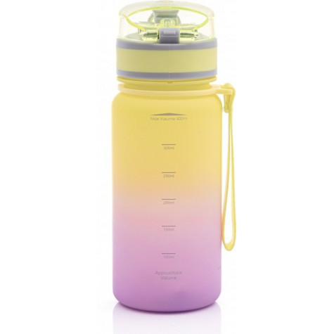 ASTRA Zdravá láhev na vodu Aqua Pure 400 ml fialovo-žlutá ~ 2