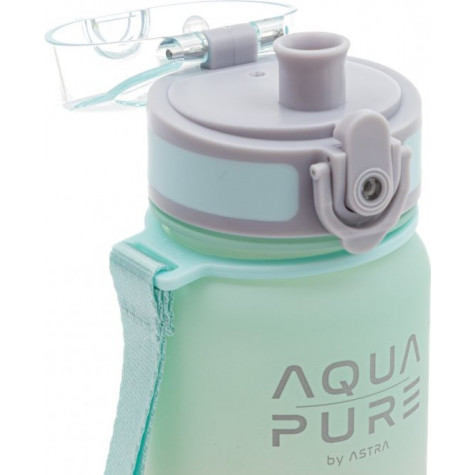 ASTRA Zdravá láhev na vodu Aqua Pure 400 ml růžovo-mintová ~ 2