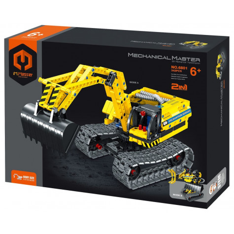 iM.Master Stavebnice Bagr robot 2v1 plast 342 dílků ~ 1