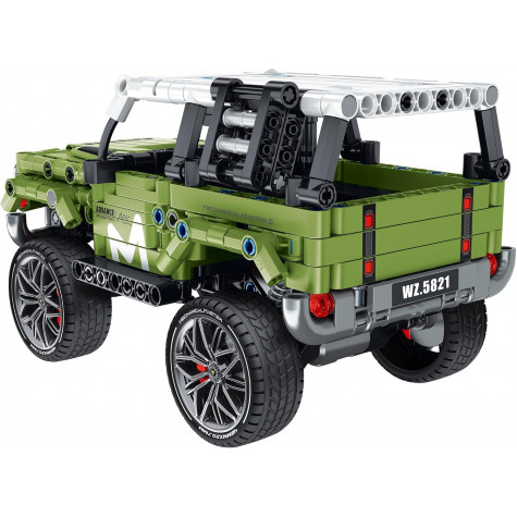 iM.Master Stavebnice Terénní auto plast 474 dílků na zpětné natažení ~ 4