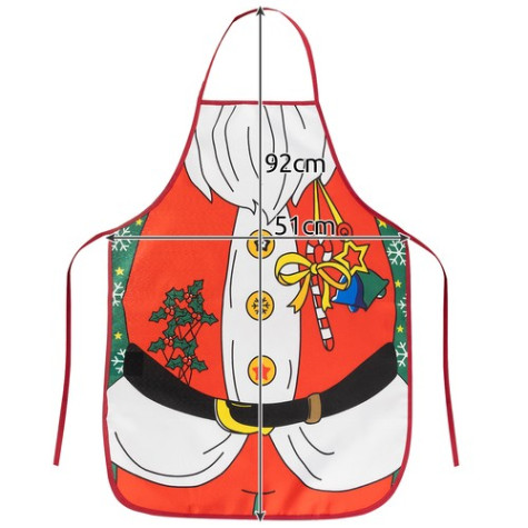 Vánoční zástěra Santa Claus Ruhhy 22683 ~ 2
