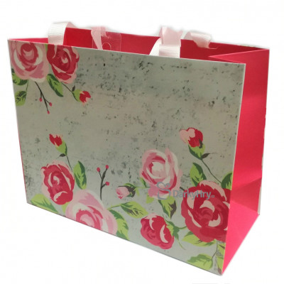 Dárková taška - Růže - střední 23x17,5x10