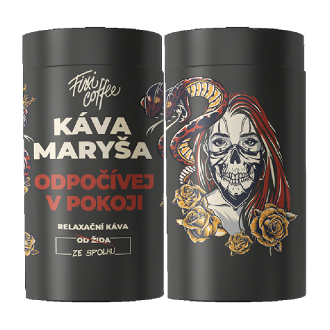FixiCoffee Káva Maryša Odpočívej v pokoji 150g zrnková káva ~ 1