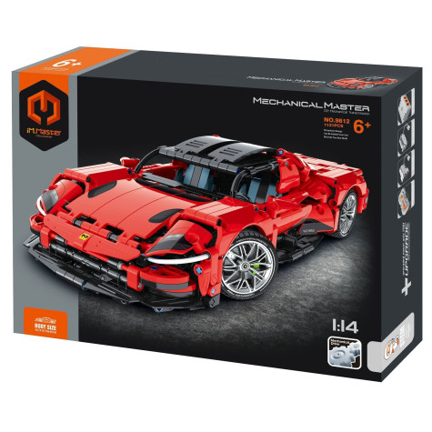 iM.Master Stavebnice Auto sportovní červené 1131 dílků ~ 1