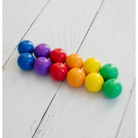 CONNETIX Rainbow Ball Pack 12 kuliček ~ 2