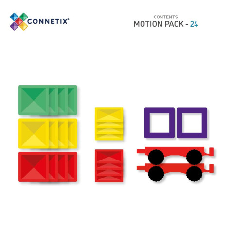 CONNETIX Rainbow Motion Pack 24 dílů ~ 6