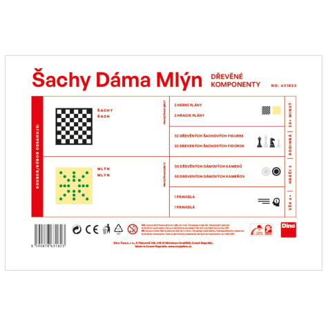 Dino Šachy, dáma, mlýn ~ 3