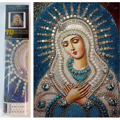 Norimpex Diamantové malování 7D obrázek 30x40cm - Matka Boží