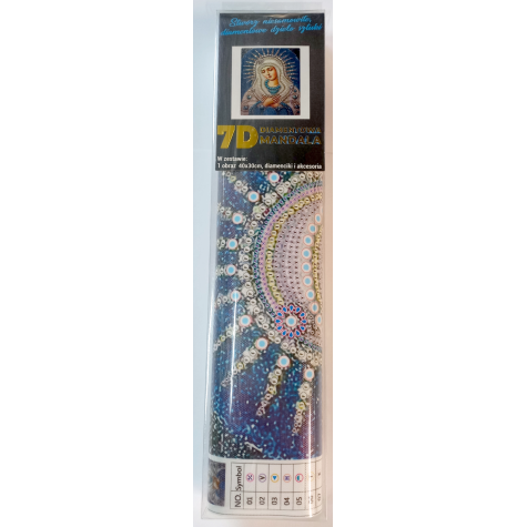 Norimpex Diamantové malování 7D obrázek 30x40cm - Matka Boží ~ 3