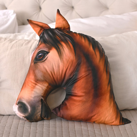 3D polštář Koněpůlka hnědá ~ 2