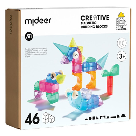 Mideer Magnetické kostky 46 ks ~ 1