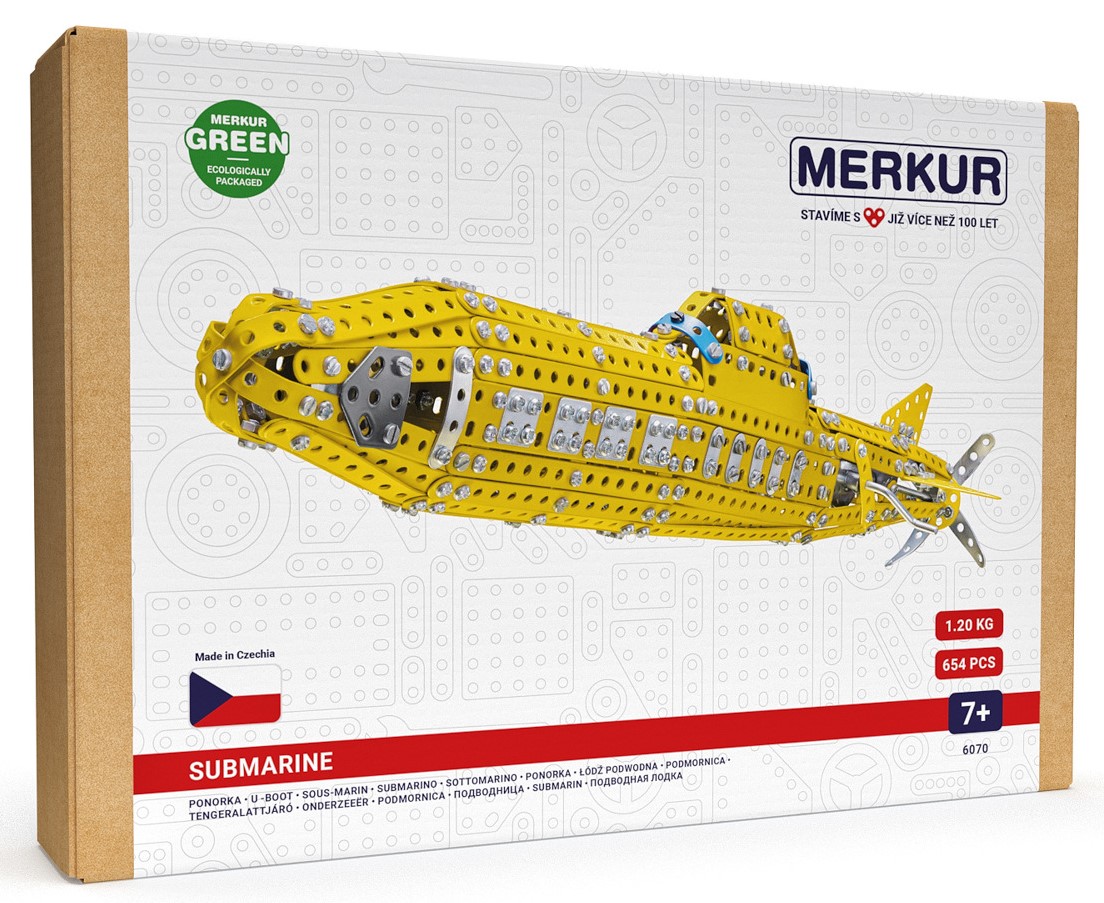 Stavebnice MERKUR Ponorka 658 ks