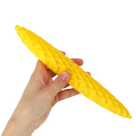 KIK Smyslová antistresová natahovací hračka Fidget Worm žlutá ~ 4