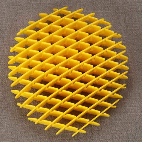 KIK Smyslová antistresová natahovací hračka Fidget Worm žlutá ~ 5