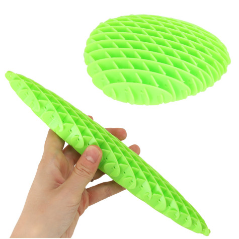 KIK Smyslová antistresová protahovací hračka Fidget Worm zelená ~ 1