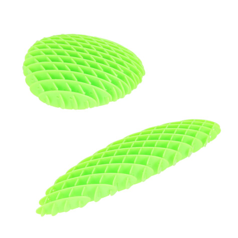 KIK Smyslová antistresová protahovací hračka Fidget Worm zelená ~ 2