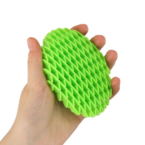 KIK Smyslová antistresová protahovací hračka Fidget Worm zelená ~ 3