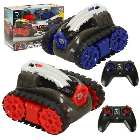 RC Revolt BATTLE auto na dálkové ovládání bojový režim zvuk světla 2ks ~ 1
