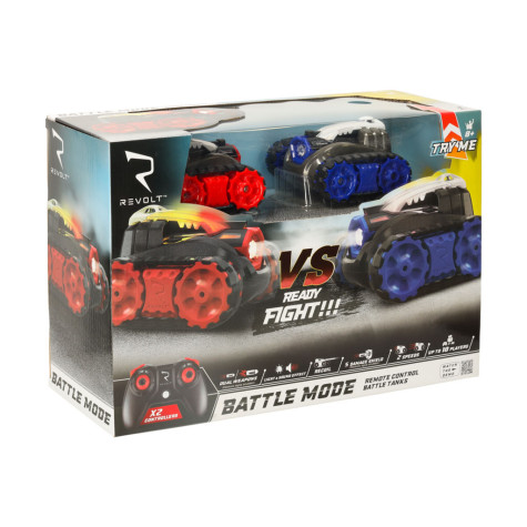RC Revolt BATTLE auto na dálkové ovládání bojový režim zvuk světla 2ks ~ 10