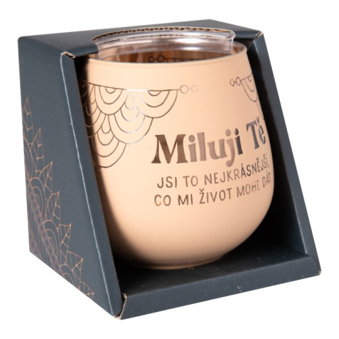 Albi Zrcadlový svícen - Miluji Tě ~ 2