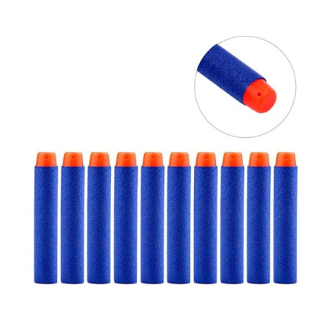 KIK Náhradní náboje do pistole NERF 10ks 7,2cm ~ 2