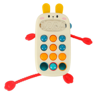 KIK Telefon s tlačítky montessori senzorická hračka pro děti