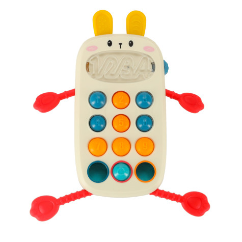 KIK Telefon s tlačítky montessori senzorická hračka pro děti ~ 2
