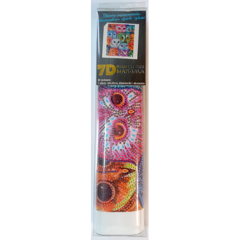 Norimpex Diamantový obrázek malování 30x40cm - Soví koláž ~ 3